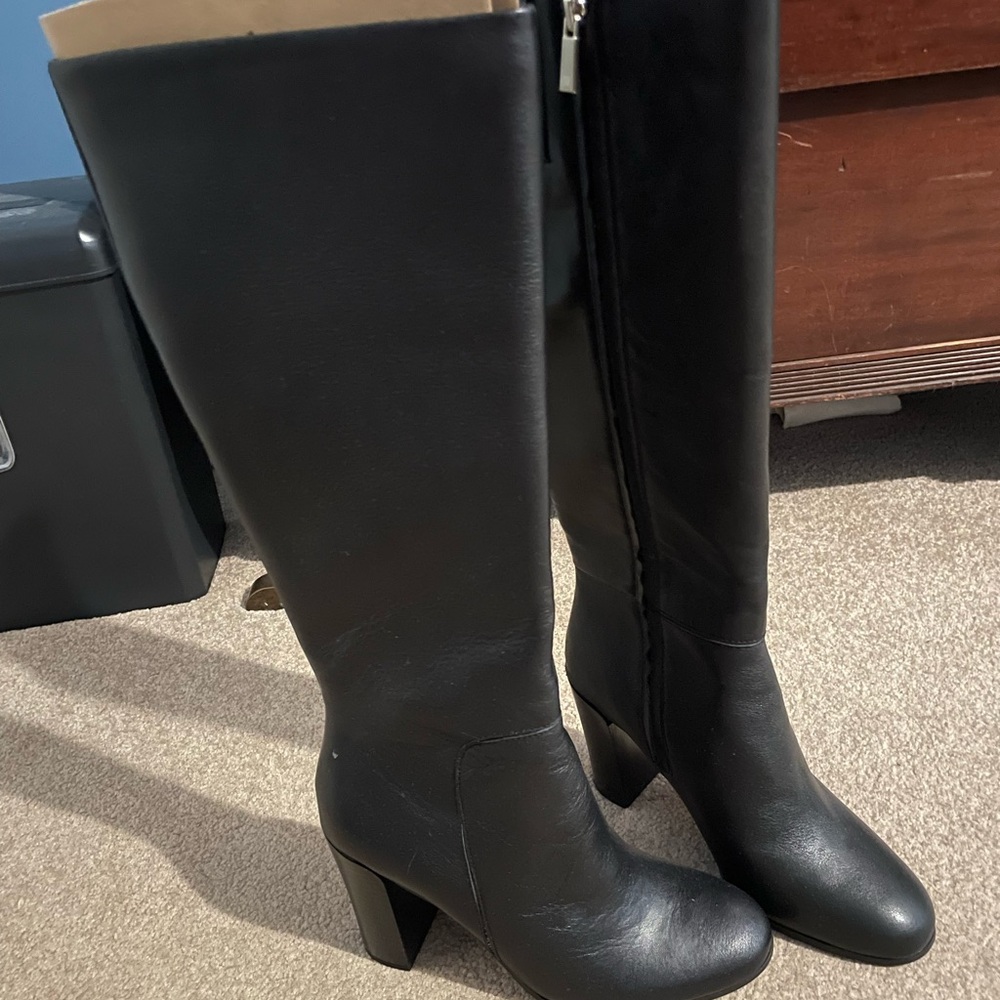 Kenneth Cole New York Black Heeled Boots